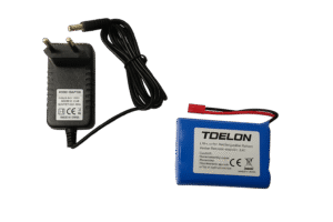 Pachet acumulator Li-Ion Toslon și încărcător pentru ecranele sonarelor Toslon